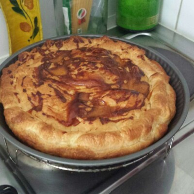 Tourte normande au camembert