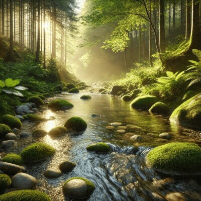 Écoutez un RUISSEAU qui coule doucement pour un sommeil profond